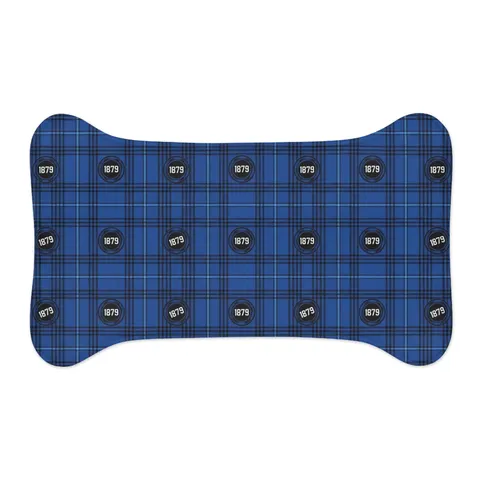 Livingstone 1879 Blue & Black Pet Feeding Mats — other view