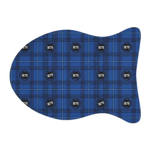 Livingstone 1879 Blue & Black Pet Feeding Mats — other view