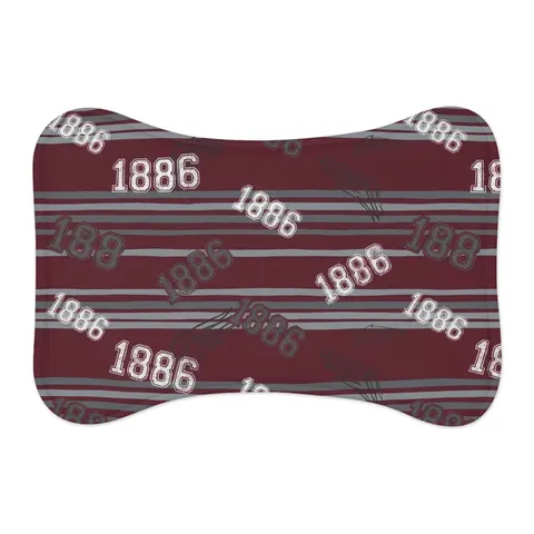 UMES 1886 Maroon & Grey Pet Feeding Mats — other view