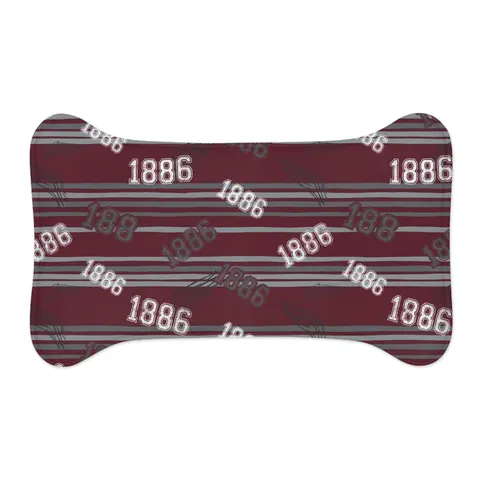 UMES 1886 Maroon & Grey Pet Feeding Mats — other view
