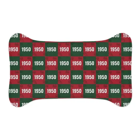 Mississippi Valley State 1950 Green & Red Pet Feeding Mats — other view