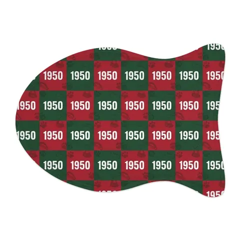 Mississippi Valley State 1950 Green & Red Pet Feeding Mats — other view