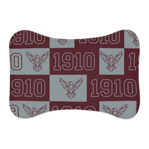 NC Central 1910 Maroon & Grey Pet Feeding Mats — other view
