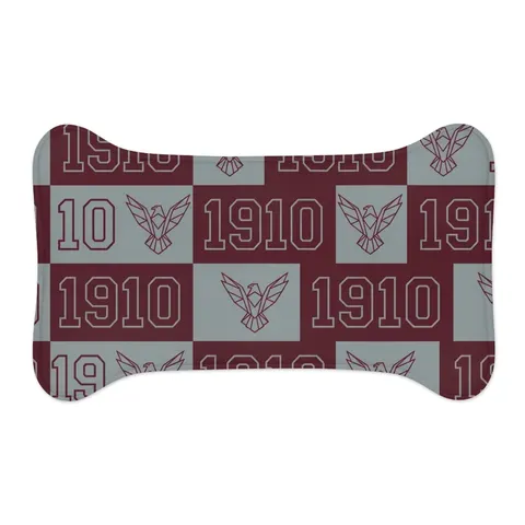 NC Central 1910 Maroon & Grey Pet Feeding Mats — other view