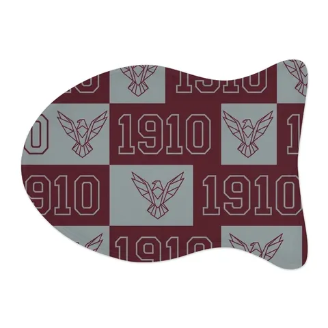 NC Central 1910 Maroon & Grey Pet Feeding Mats — other view