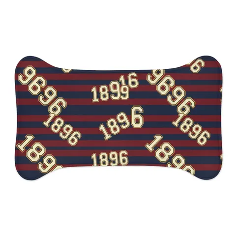 SC State 1896 Garnet & Blue Pet Feeding Mats — other view