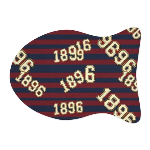 SC State 1896 Garnet & Blue Pet Feeding Mats — other view