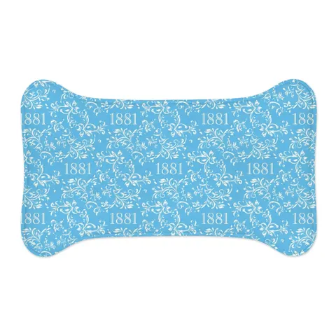 Spelman 1881 Sky Blue Elegance Pet Feeding Mats — other view