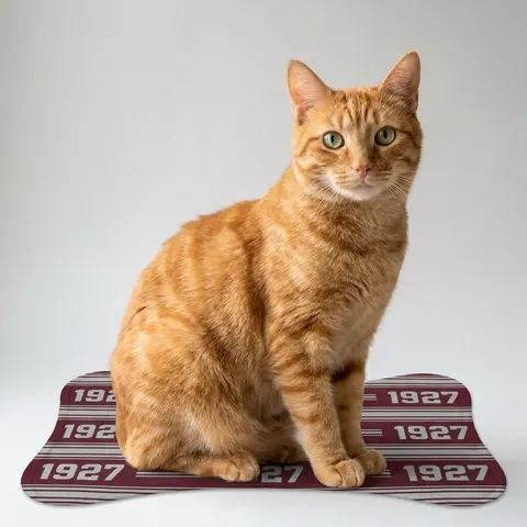Texas Southern 1927 Maroon & Grey Pet Feeding Mats