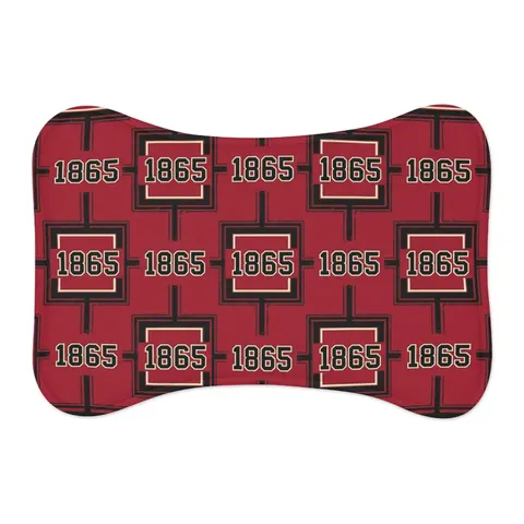 Virginia Union 1865 Crimson & Black Pet Feeding Mats — other view