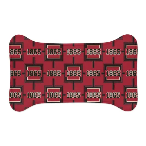 Virginia Union 1865 Crimson & Black Pet Feeding Mats — other view
