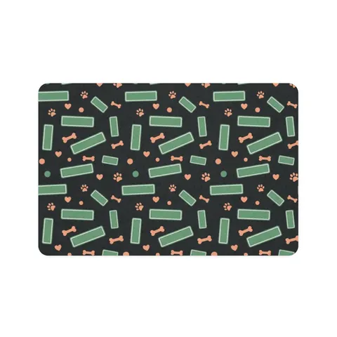 Atlanta Peachtree Signs Pet Food Mat (12x18) — front view