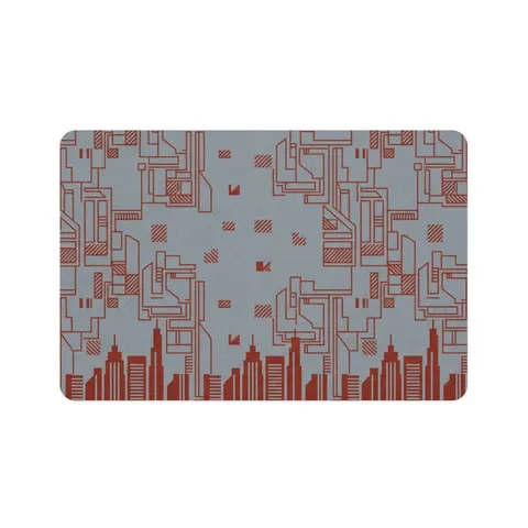Chicago South Side Blocks Pet Food Mat (12x18) — front view