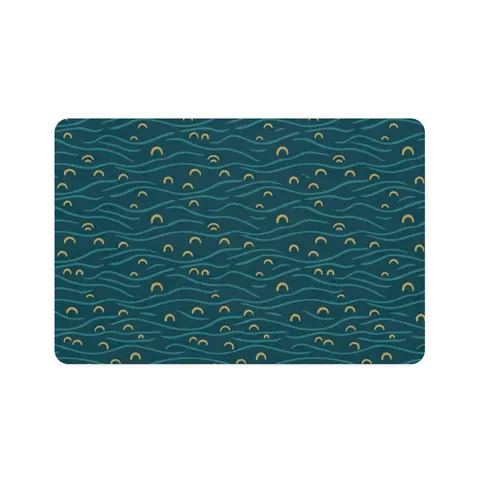 Oakland Lake Merritt Reflections Pet Food Mat (12x18) — front view