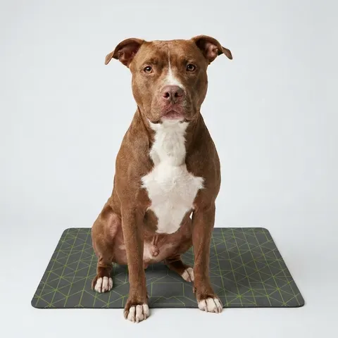 Oakland The Town Grid Pet Food Mat (12x18)