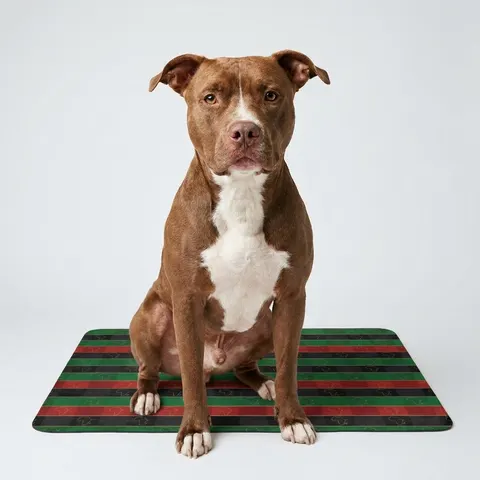 African Diaspora Continent Outline Pet Food Mat (12x18)
