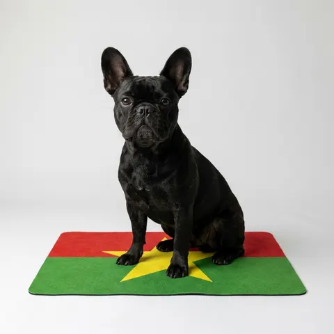 Burkina Faso Red Green Star