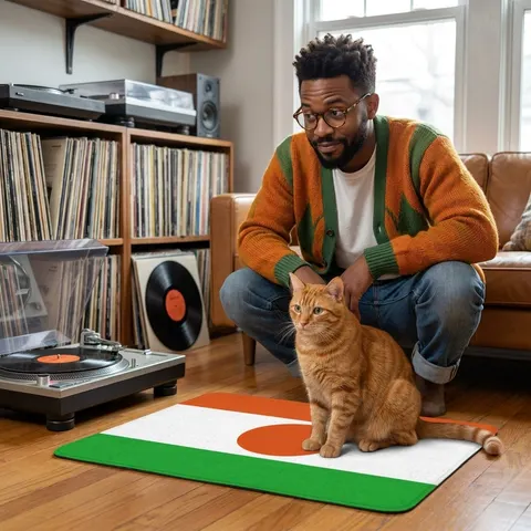 Niger Orange White Green Circle