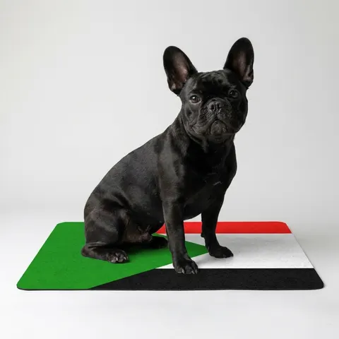 Sudan Red White Black Triangle