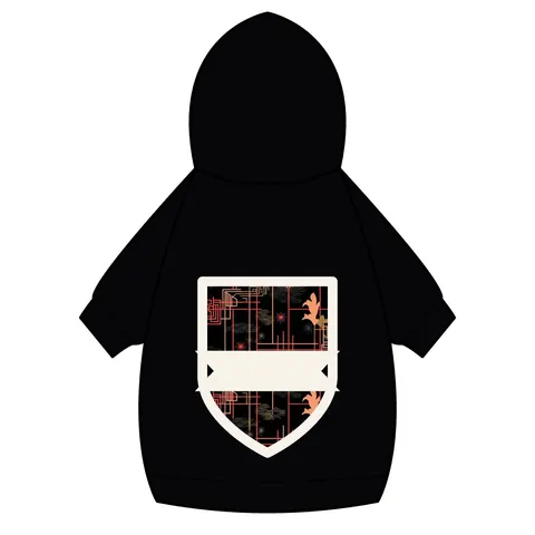 Atlanta Zone 6 Neon Pet Hoodie — back_dtf view
