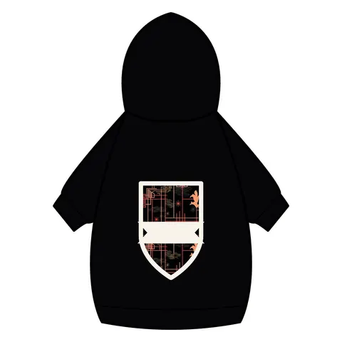 Atlanta Zone 6 Neon Pet Hoodie — back_dtf view