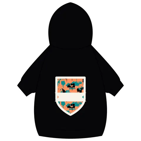 Atlanta Old Fourth Ward Murals Pet Hoodie — back_dtf view