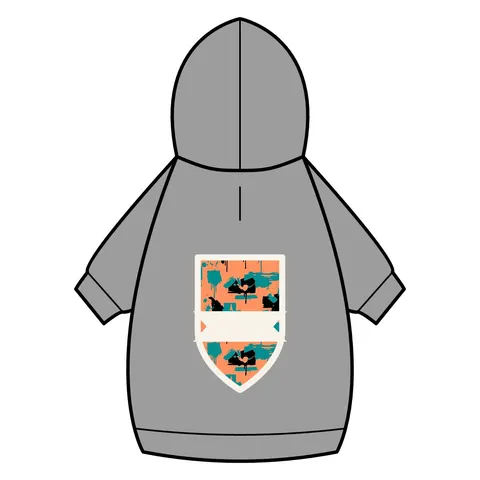 Atlanta Old Fourth Ward Murals Pet Hoodie — back_dtf view