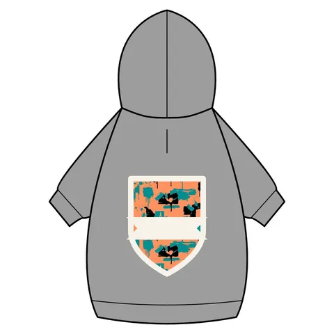 Atlanta Old Fourth Ward Murals Pet Hoodie — back_dtf view