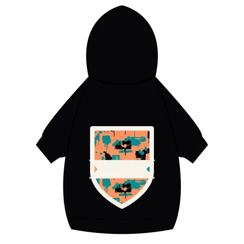 Atlanta Old Fourth Ward Murals Pet Hoodie — back_dtf view