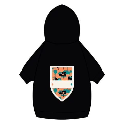 Atlanta Old Fourth Ward Murals Pet Hoodie — back_dtf view