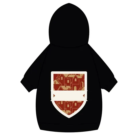 Brooklyn Bed-Stuy Blocks Pet Hoodie — back_dtf view