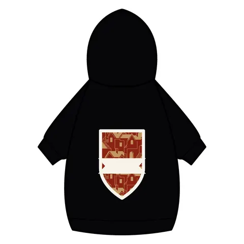 Brooklyn Bed-Stuy Blocks Pet Hoodie — back_dtf view
