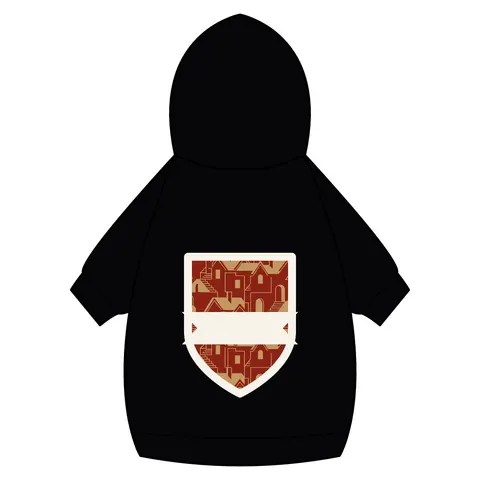 Brooklyn Bed-Stuy Blocks Pet Hoodie — back_dtf view
