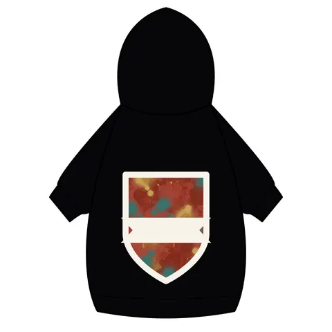 Houston Third Ward Brick Pet Hoodie — back_dtf view