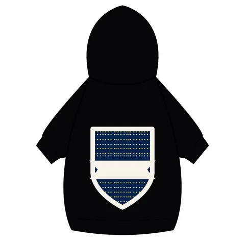 Inglewood Runway Lights Pet Hoodie — back_dtf view