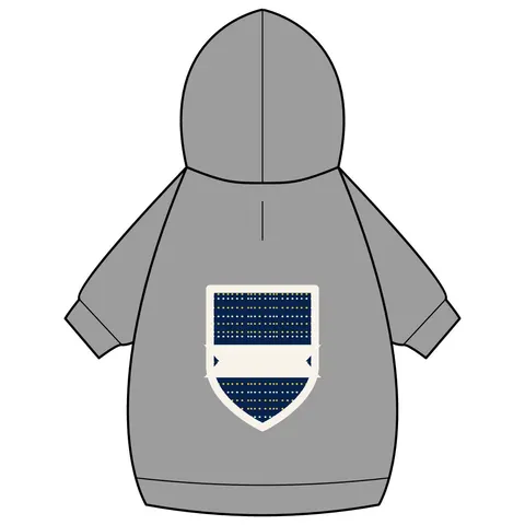 Inglewood Runway Lights Pet Hoodie — back_dtf view