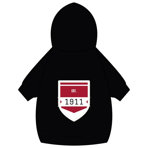 Kappa 1911 Cane Lines Pet Hoodie — back_dtf view