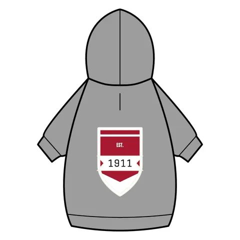 Kappa 1911 Cane Lines Pet Hoodie — back_dtf view