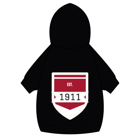 Kappa 1911 Cane Lines Pet Hoodie — back_dtf view