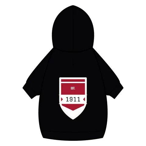 Kappa 1911 Cane Lines Pet Hoodie — back_dtf view