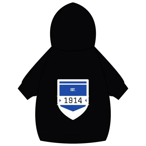 Sigma 1914 Royal Blue & White Pet Hoodie — back_dtf view