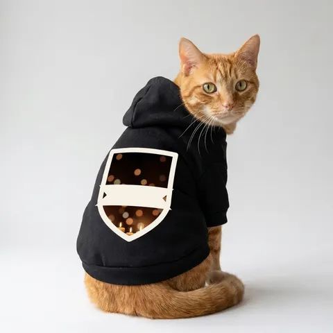 Faith Flag Candlelight Meditation Pet Hoodie