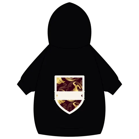 Faith Flag Gospel Choir Robes Pet Hoodie — back_dtf view