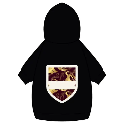 Faith Flag Gospel Choir Robes Pet Hoodie — back_dtf view