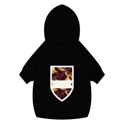 Faith Flag Gospel Choir Robes Pet Hoodie — back_dtf view