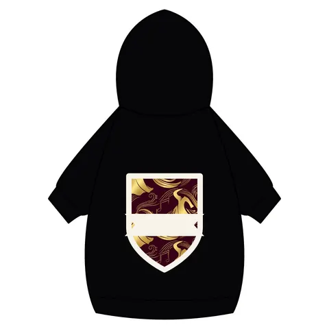 Faith Flag Gospel Choir Robes Pet Hoodie — back_dtf view