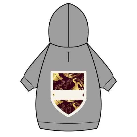 Faith Flag Gospel Choir Robes Pet Hoodie — back_dtf view