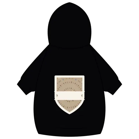 Faith Flag Multi-Faith Harmony Circle Pet Hoodie — back_dtf view