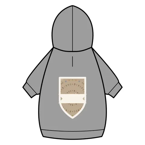 Faith Flag Multi-Faith Harmony Circle Pet Hoodie — back_dtf view