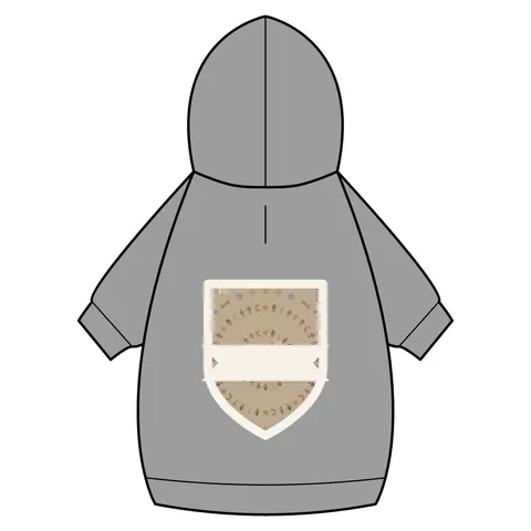 Faith Flag Multi-Faith Harmony Circle Pet Hoodie — back_dtf view